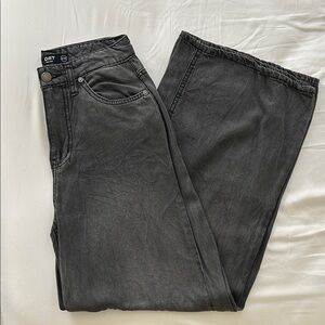 Oat New York Charcoal Wide Leg Jeans